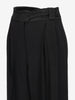 Emporio Armani Wide-Leg Satin-Waistband Trousers W27526.38  Emporio Armani 