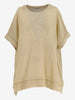Brunello Cucinelli Maxi Camicia in Lurex Oro