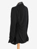 Basile Black Blazer With Leather Inserts W2511.116.02  Basile 