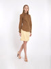1990s silk cream-coloured skirt with side fastening by Genny BR004512 . Genny 
