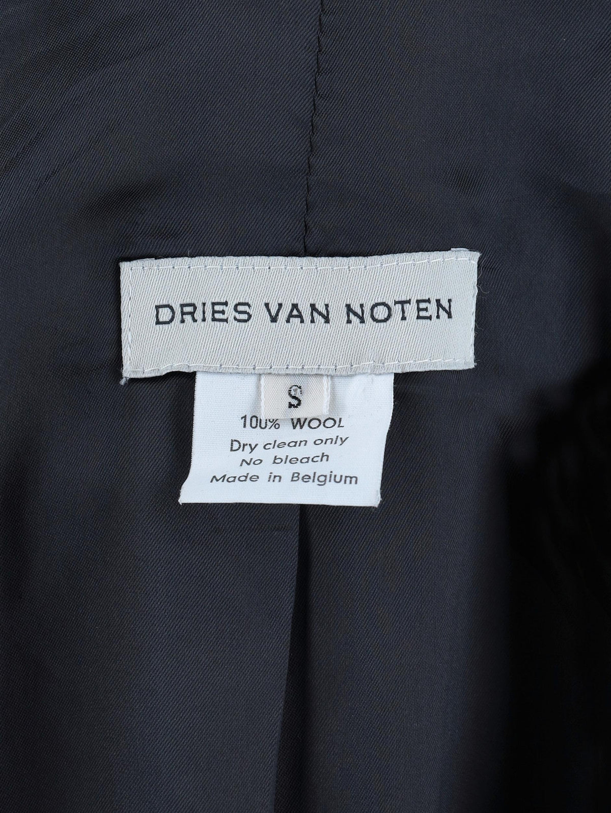 Dries Van Noten Wool Coat with Red Rose Motif W7426.21  Dries Van Noten 