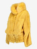 Dolce & Gabbana Yellow Fur Jacket W27526.174  Dolce & Gabbana 