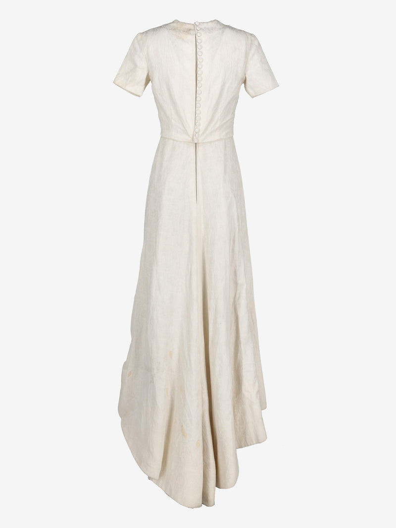 Vintage 1960s Wedding Dress W240426.4  Vintage 