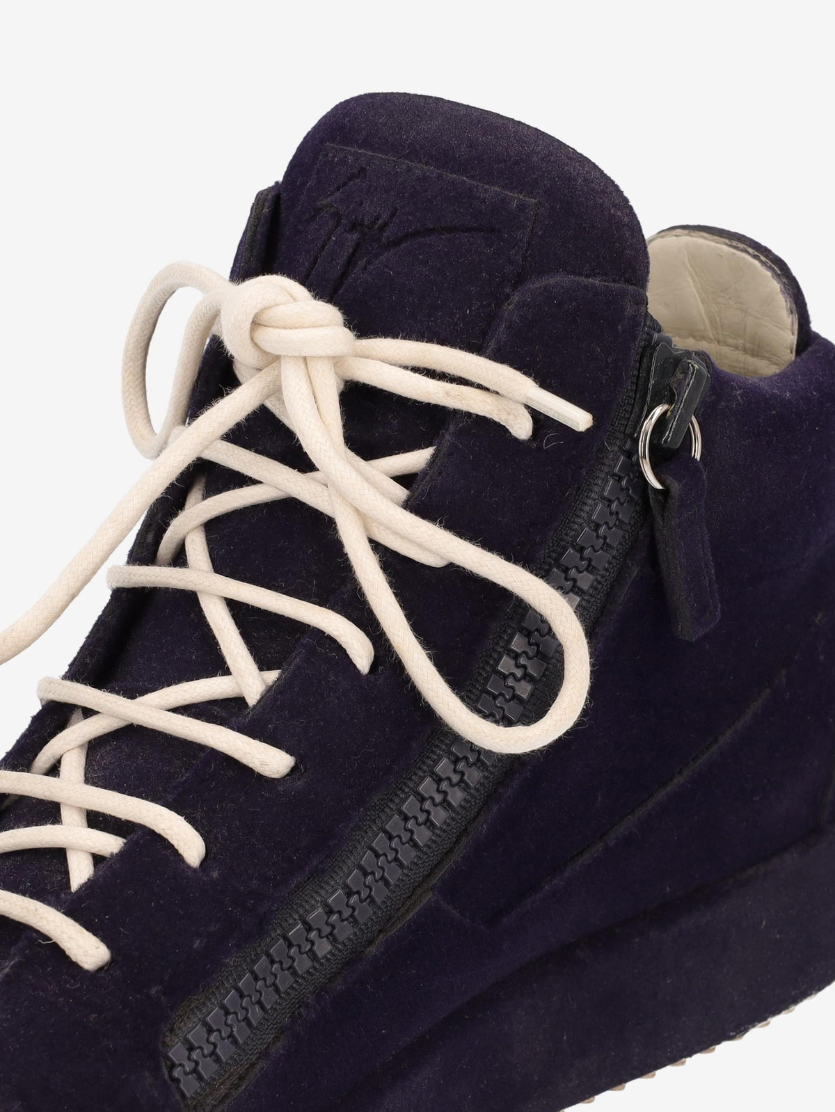 Giuseppe Zanotti Men's Blue Velvet Shoes WCV250877.07 . Giuseppe Zanotti 