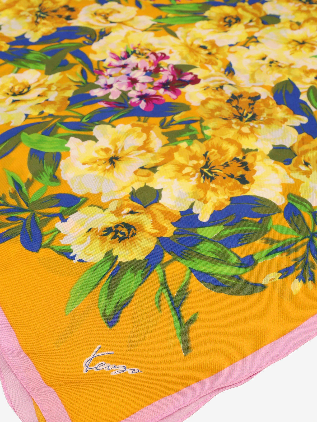 Kenzo Floral Silk Scarf W27526.61  Kenzo 