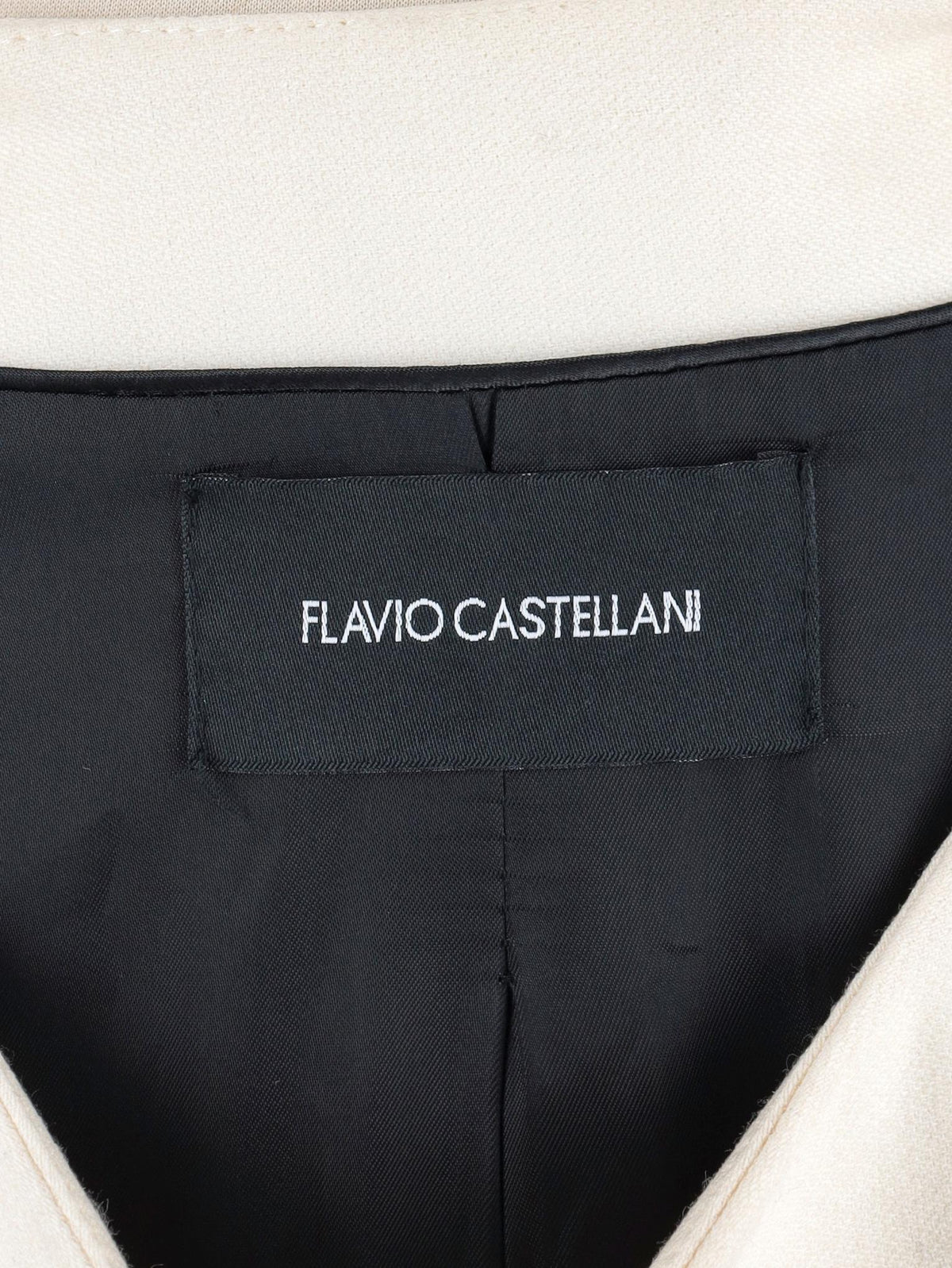 Flavio Castellani Elegant Black and White Cape CVM26.22.25  Vintage 