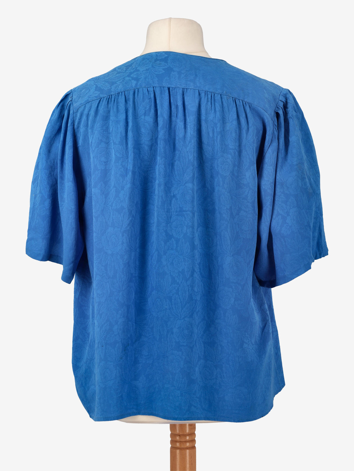 Vintage Blue Flowered Shirt WCV041224.38  Vintage 
