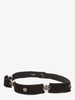 Pirovano Vintage Black Suede Belt