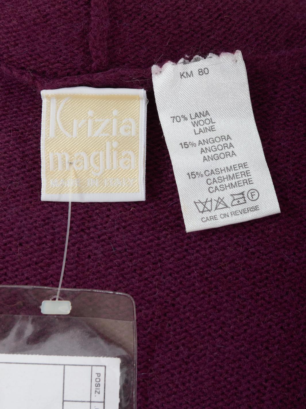 Krizia 羊毛中长连衣裙