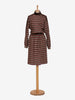 Valentino Striped Midi Dress