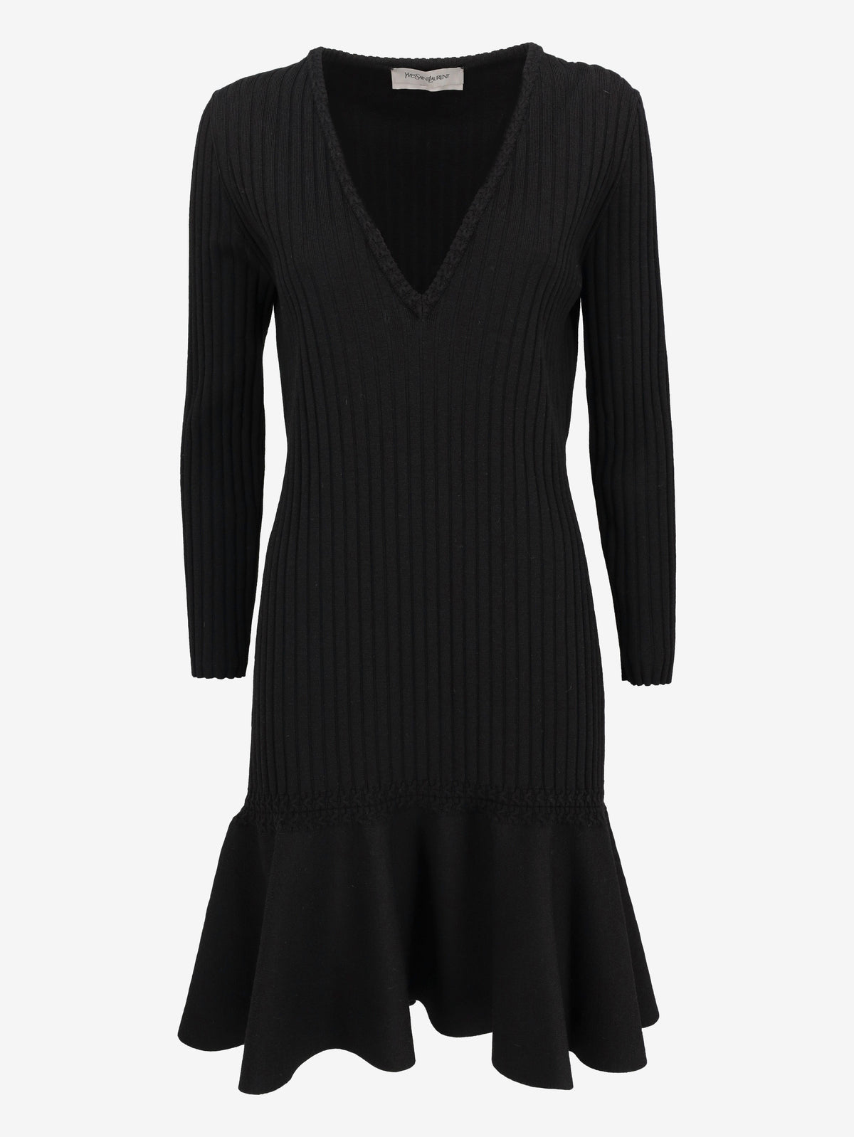 Yves Saint Laurent Knitted Dress with Voluminous Skirt CVM26.22.19  Yves Saint Laurent 