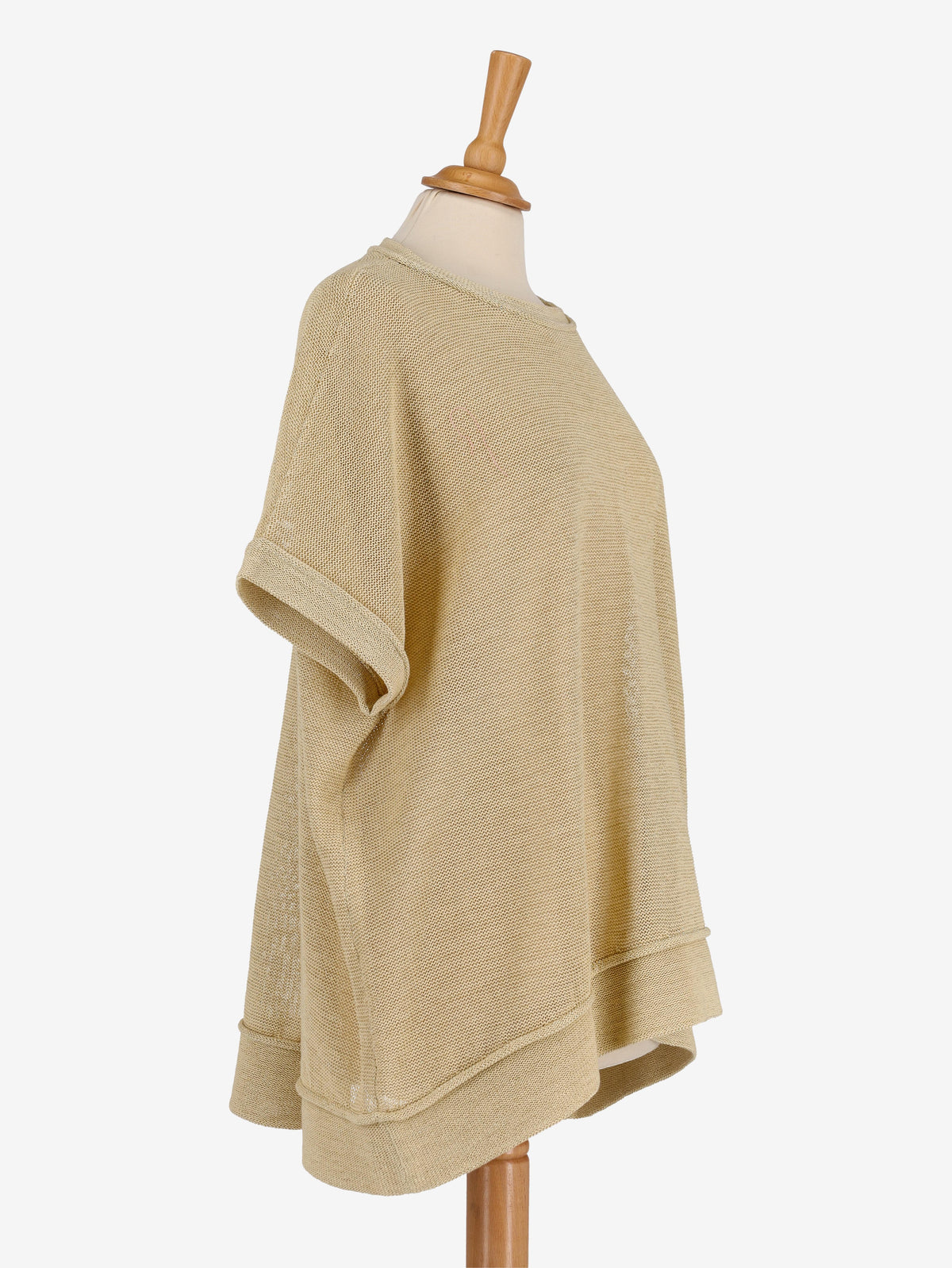 Brunello Cucinelli Maxi Camicia in Lurex Oro