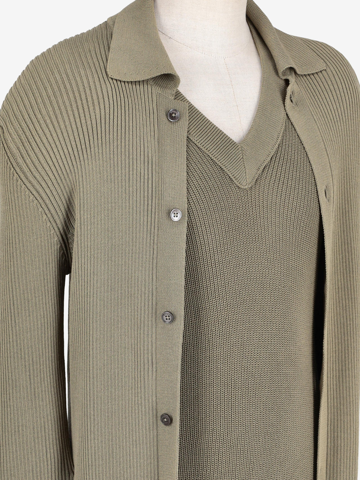 Salvatore Ferragamo Green Knit Set WCV112515 - Salvatore Ferragamo 