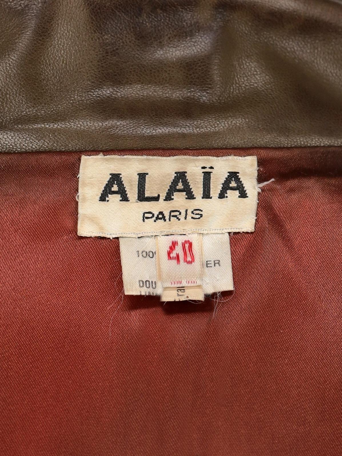 Alaïa Leather Set WCV100432  Alaïa 