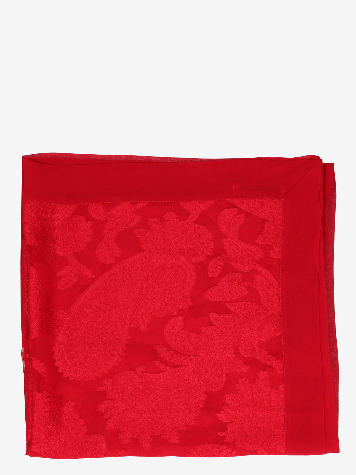 Guy Laroche Red Patterned Foulard WCV241010421.09  Guy Laroche 