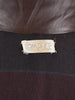 Vintage Double-Breasted Leather Coat with Convertible High Neck W27526.25  Vintage 