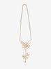 Vintage-Inspired Pearl & Floral Filigree Pendant Necklace W13426.134  Vintage 