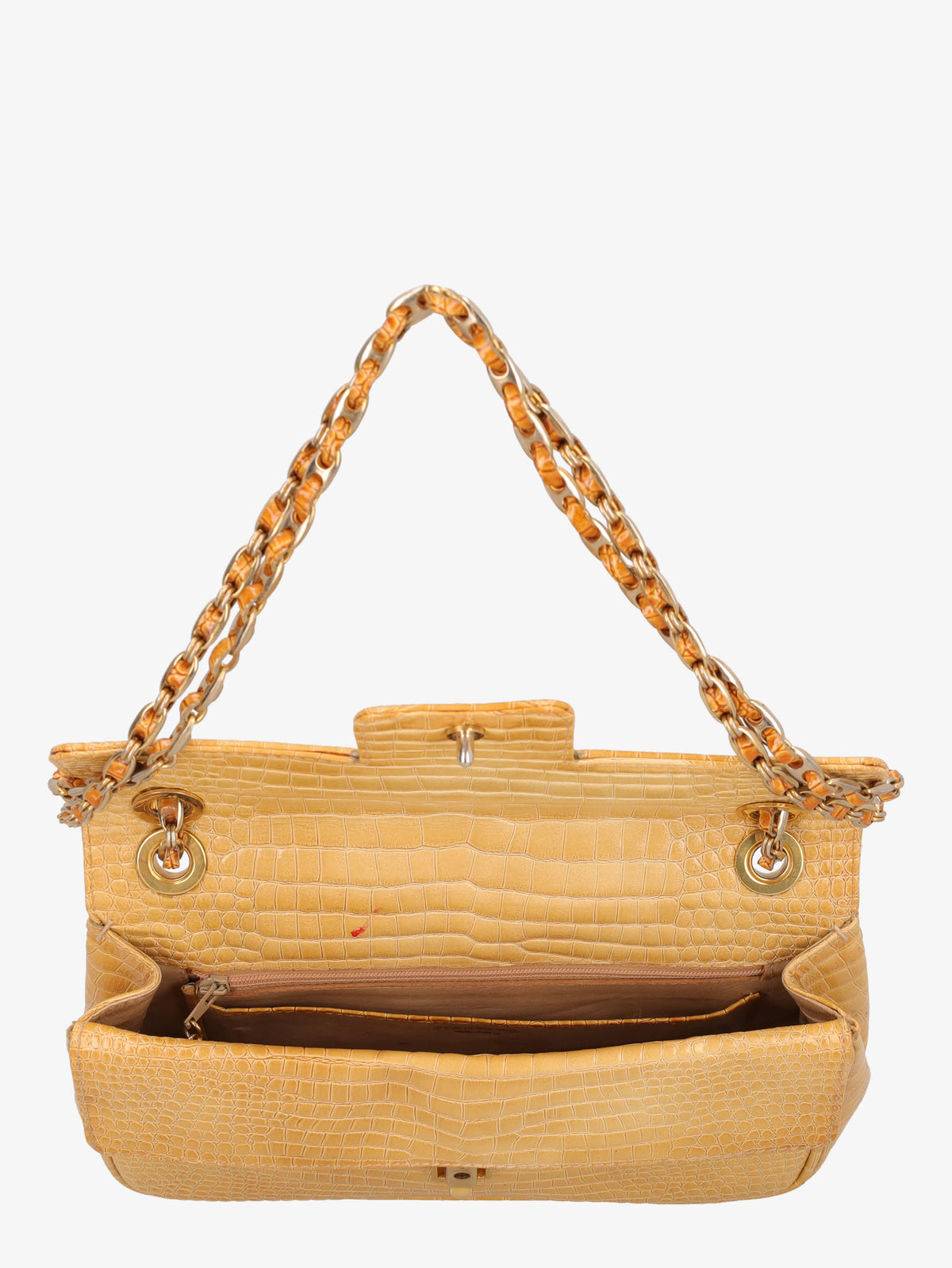 Borsa a Spalla Pirovano in Cocco Giallo
