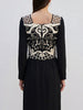 Valentino 1980s Dress in Black Silk Crepe AR012  Valentino 