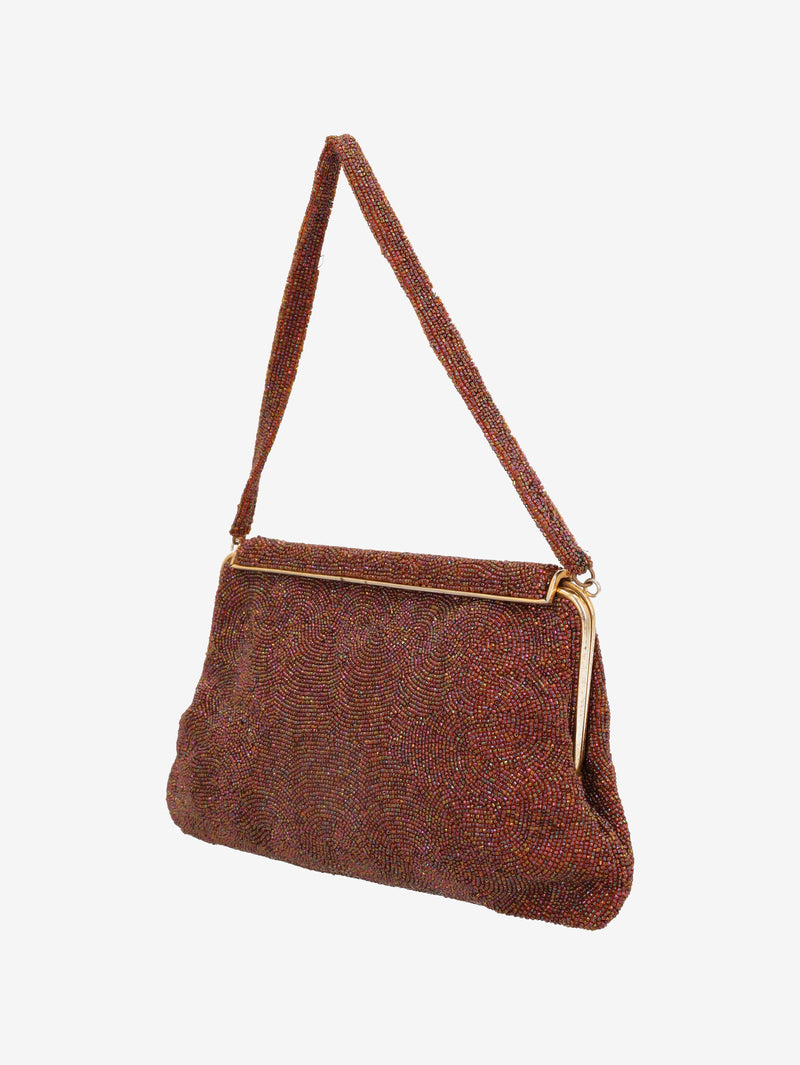 Vintage Multicolor Beaded Mini Bag W150626.43  Vintage 