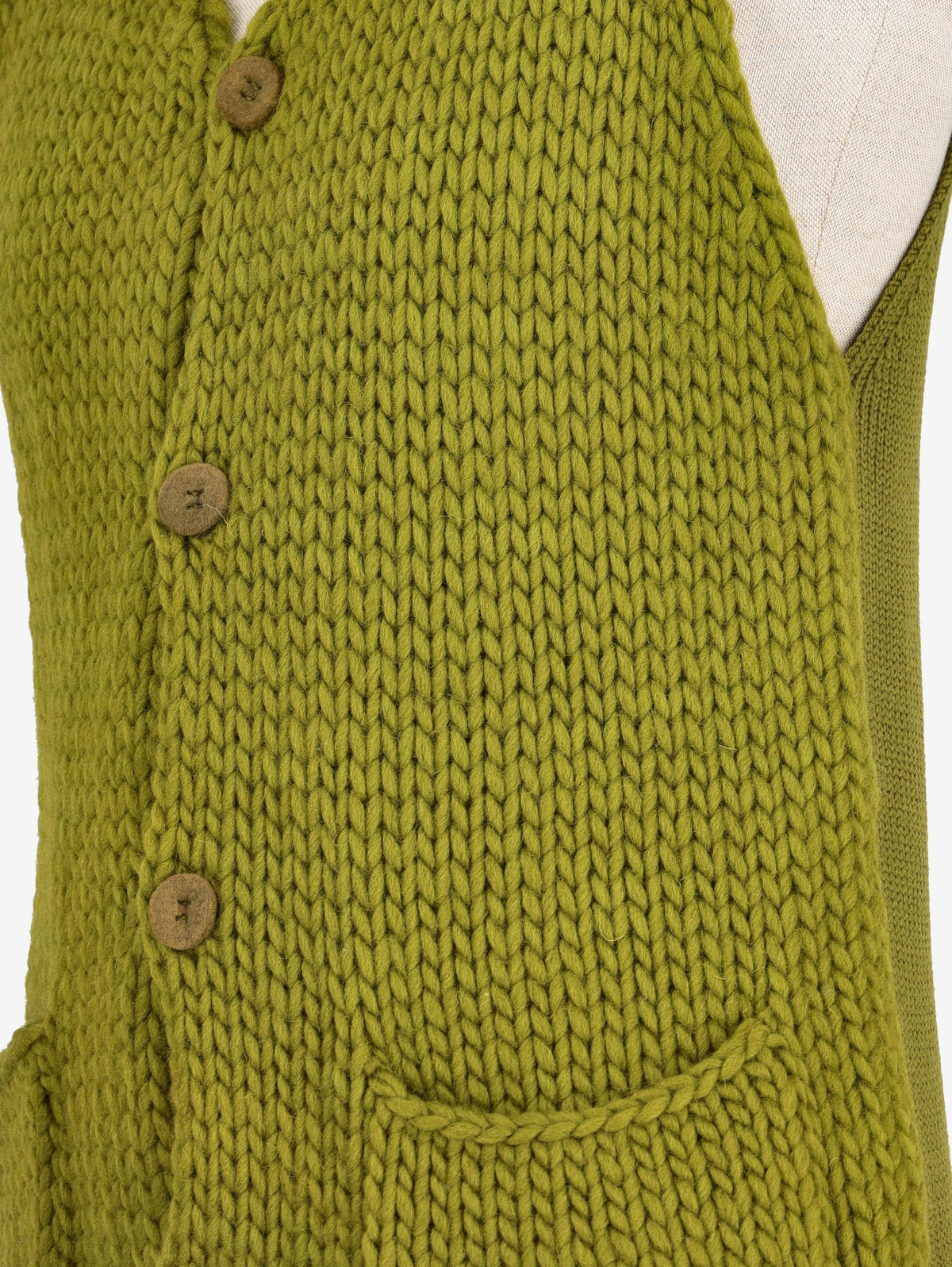 Kenzo Green Knitted Vest W2511.14  Kenzo 