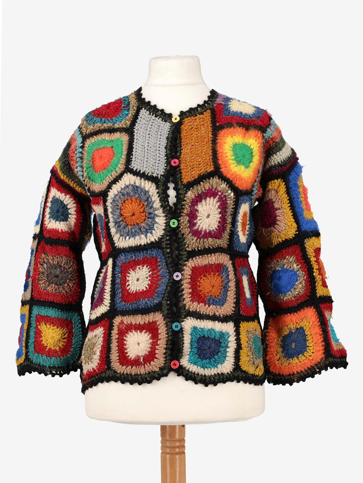 Moschino Multicoloured Crochet Cardigan W02122025.11  Moschino 