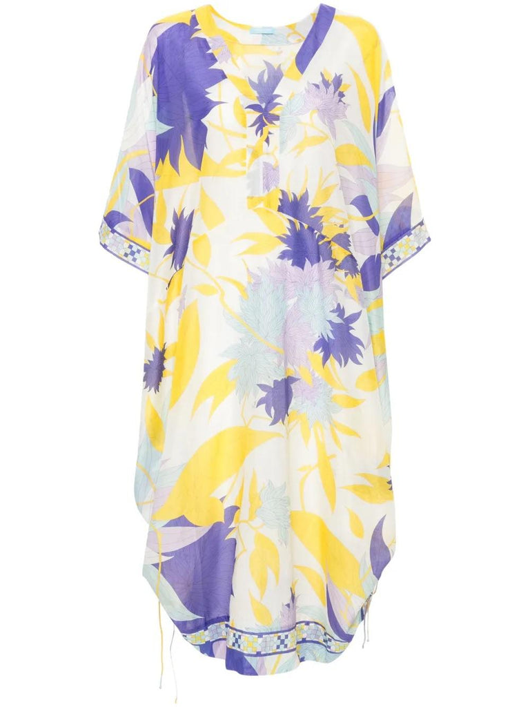 Pucci floral-print kaftan WCV241012.F  Pucci 