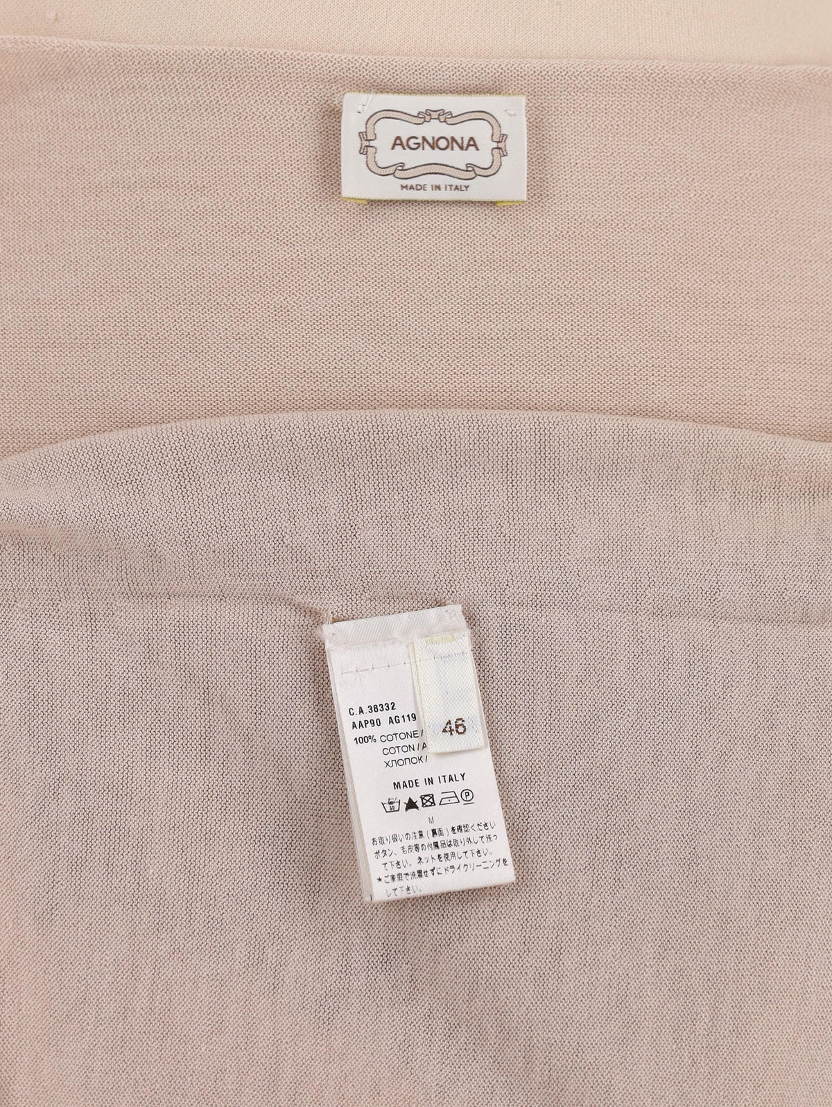 Agnona Beige T-Shirt WCV241010403  Agnona 