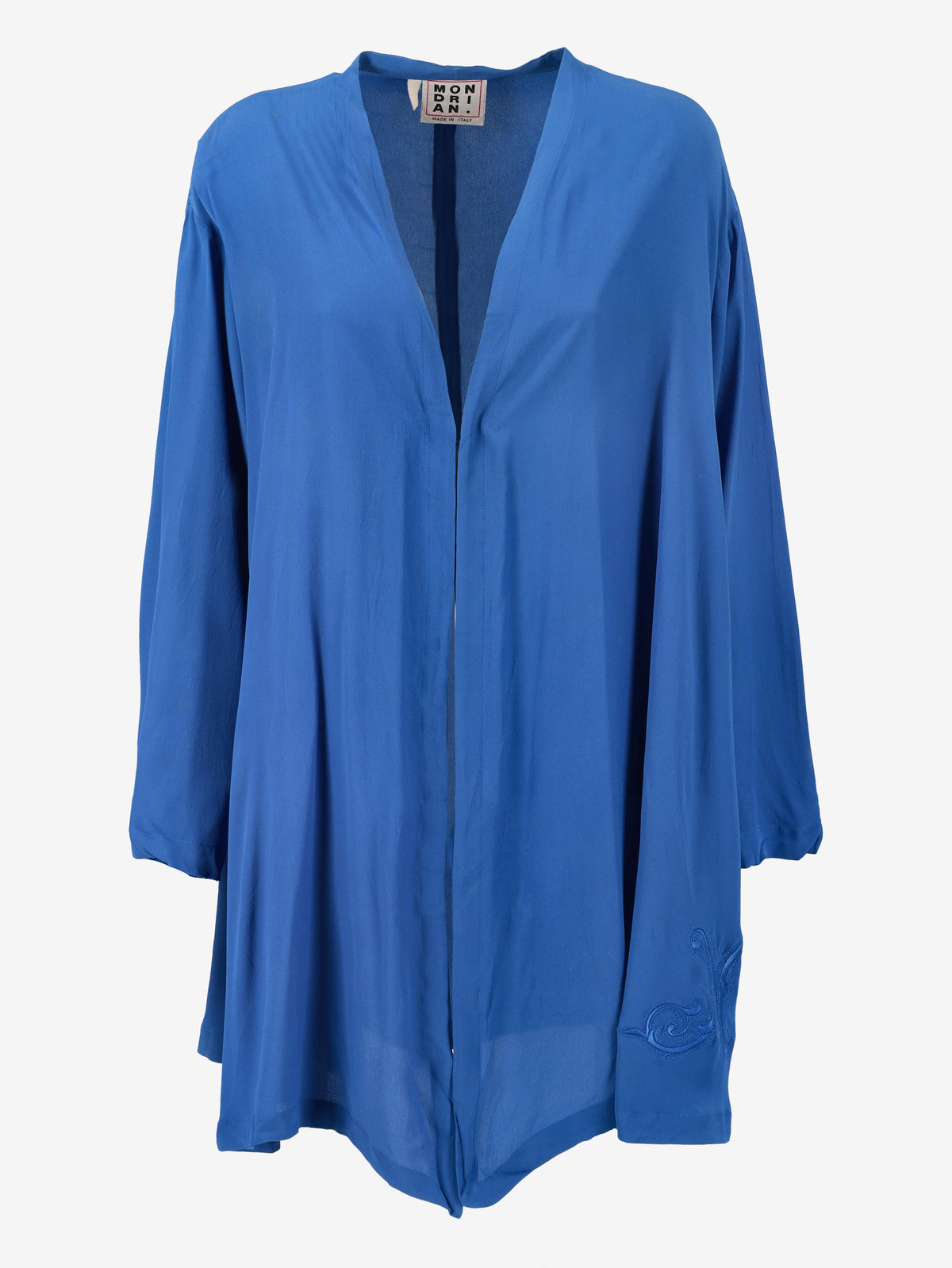 Mondrian Blue Silk Cardigan WCV041224.53  Mondrian 
