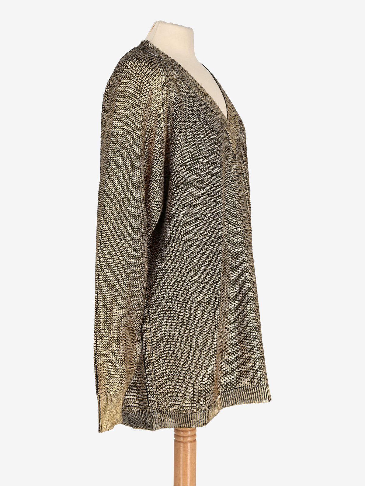 Gianfranco Ferré Golden Knitted Sweater WCV241010364  Gianfranco Ferré 