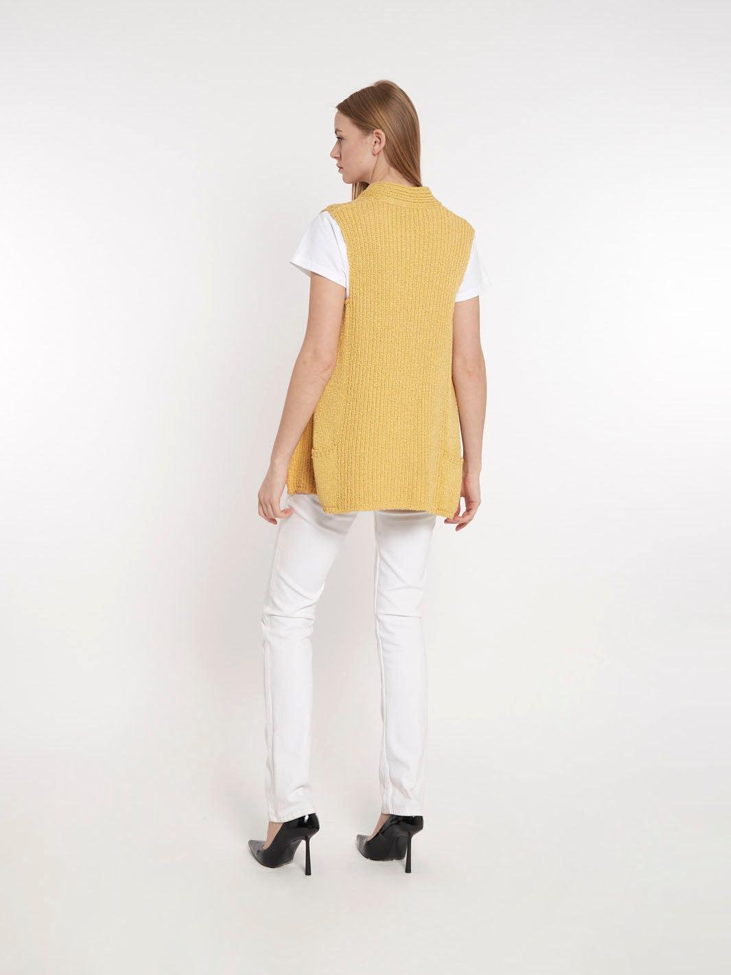 1970s Missoni yellow ochre coloured vest 11022214  Missoni 