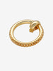 Vintage Gold-Tone Hoop Clip-On Earrings W13426.13  Vintage 