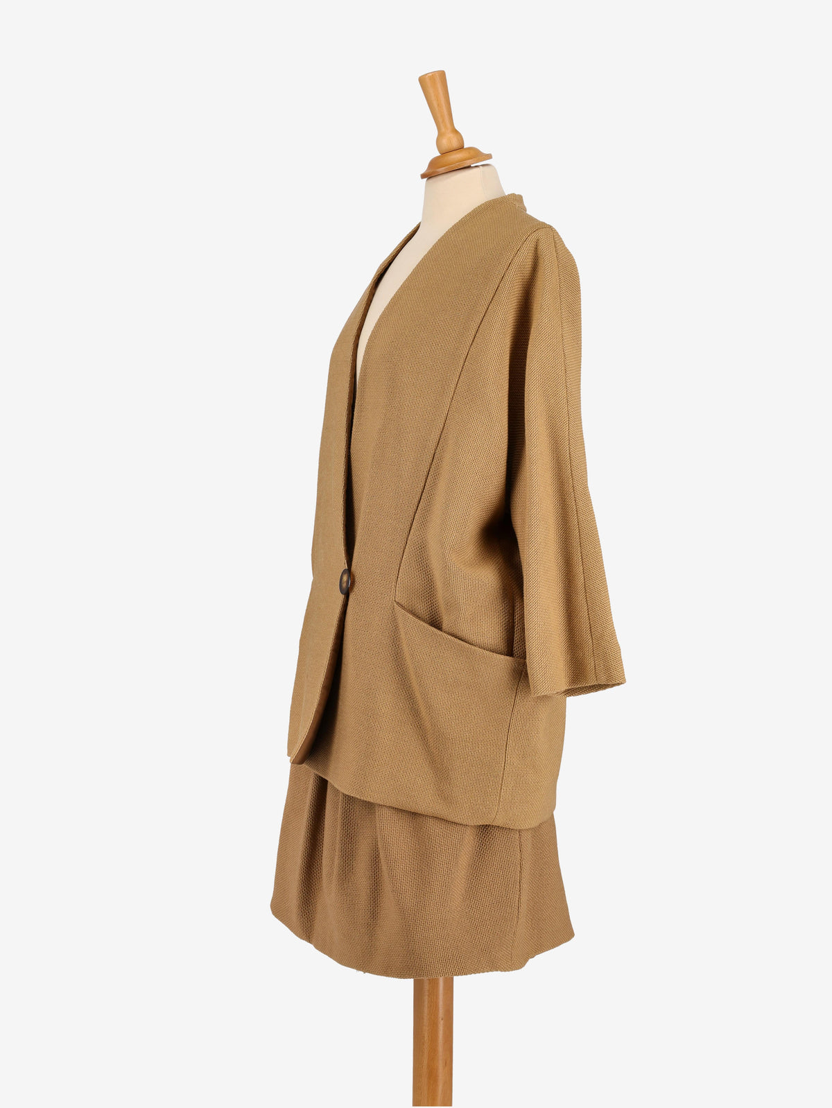 Agnona Beige Cotton Suit WCV241010121  Agnona 