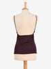 canottaGianfranco Ferré Burgundy Top - 90s