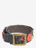 Vintage Vest And Belt With Polychrome Buttons