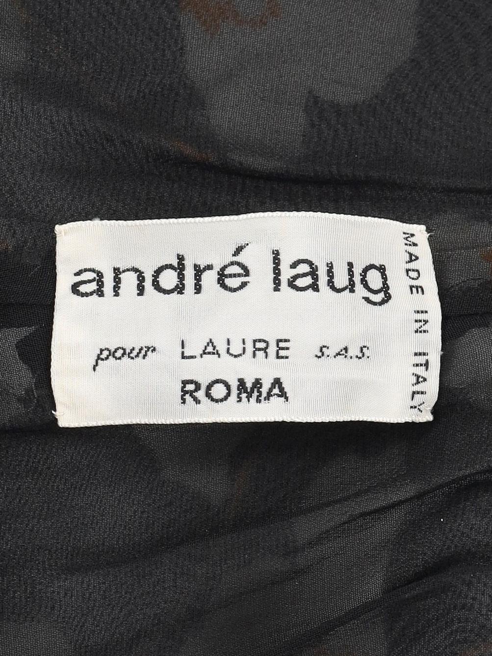 André Laug Flowered Dress With Bow WCV151124.15  Andre Laug 