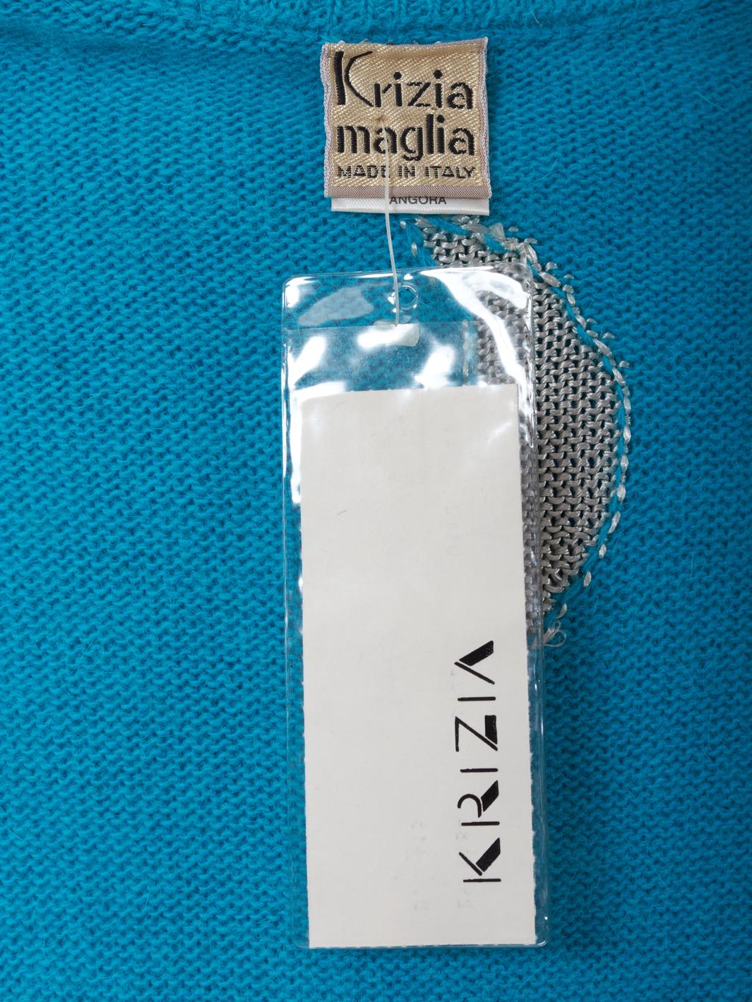 Krizia Wool dress with puma embroidery