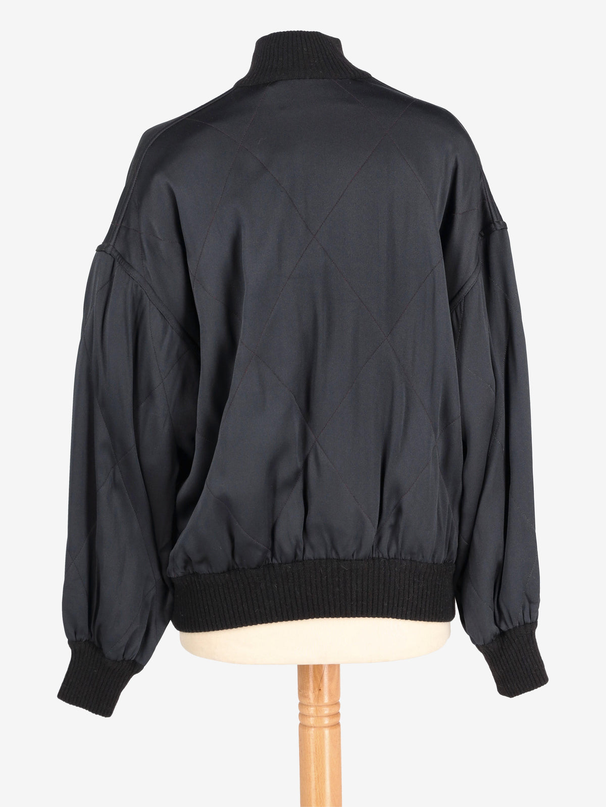 Vintage Black Quilted Jacket W2511.118.05  Vintage 