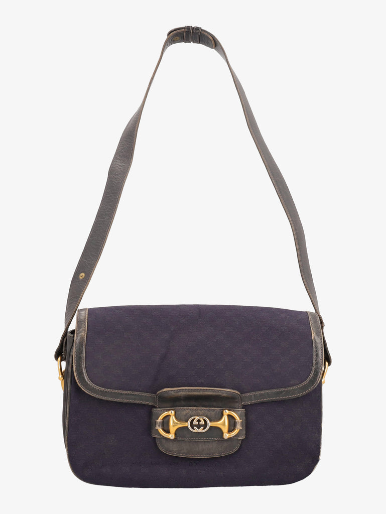 Gucci Vintage Horsebit Shoulder Bag