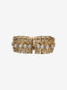 Vintage Thick Chain Bracelet with Linear Gemstone Detail W13426.59  Vintage 