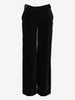 Salvatore Ferragamo Velvet-Effect Wide-Leg Trousers CVM26.8.6  Salvatore Ferragamo 