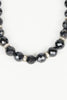 Vintage Black Pearl Necklace W2202091  Vintage 