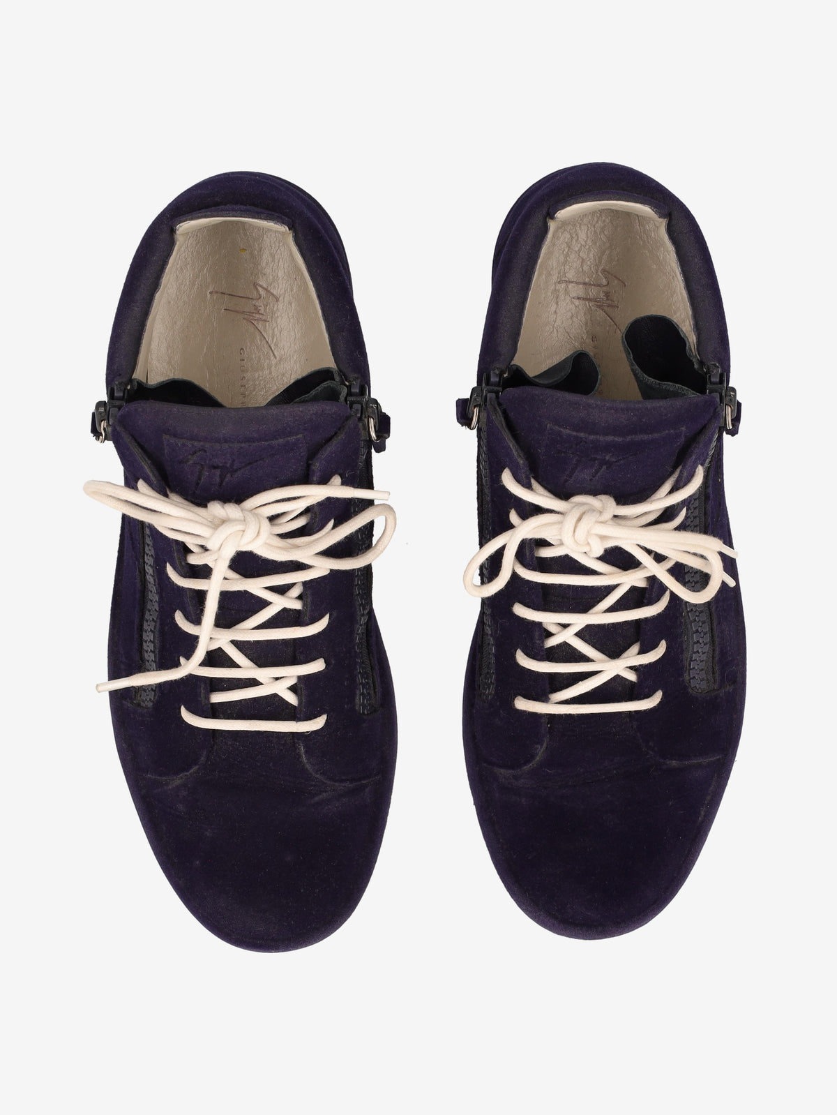 Giuseppe Zanotti Men's Blue Velvet Shoes WCV250877.07 . Giuseppe Zanotti 