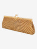 Vintage Golden Beaded Clutch Bag W150626.42  Vintage 