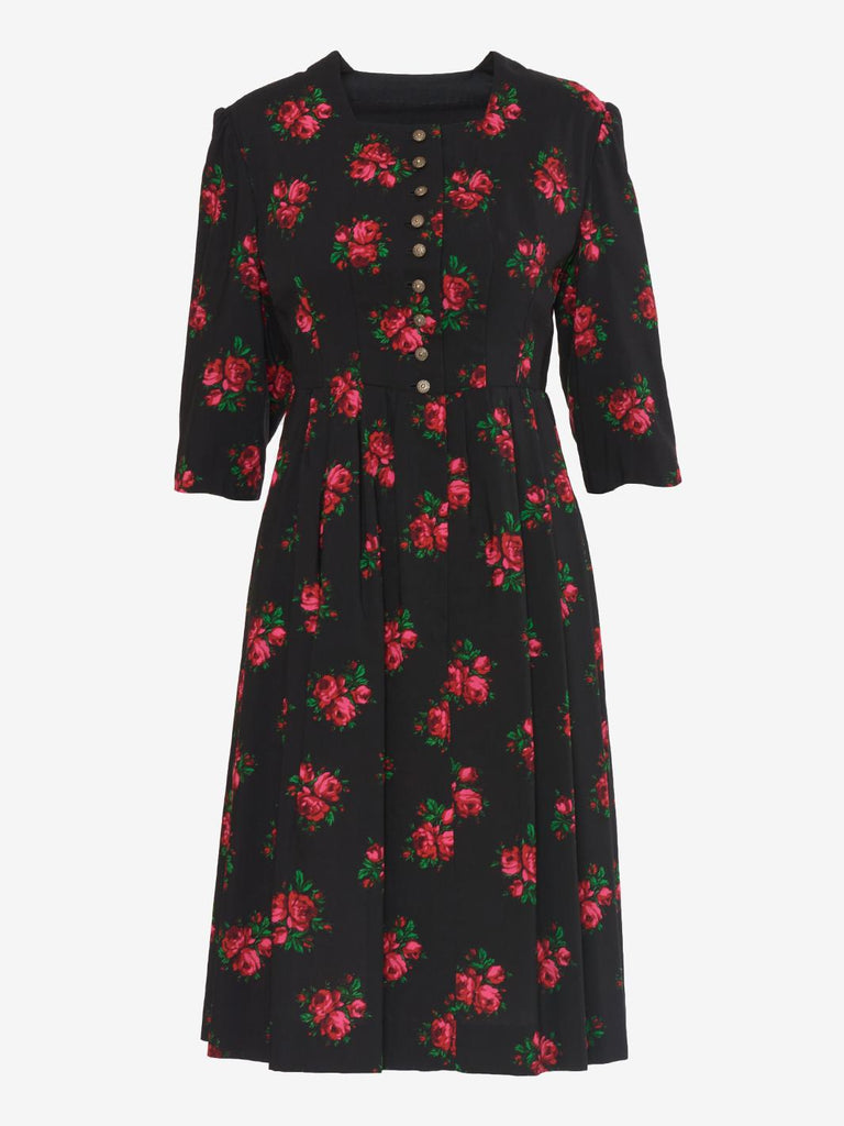 Vintage floral cotton dress U1300108 . Vintage 