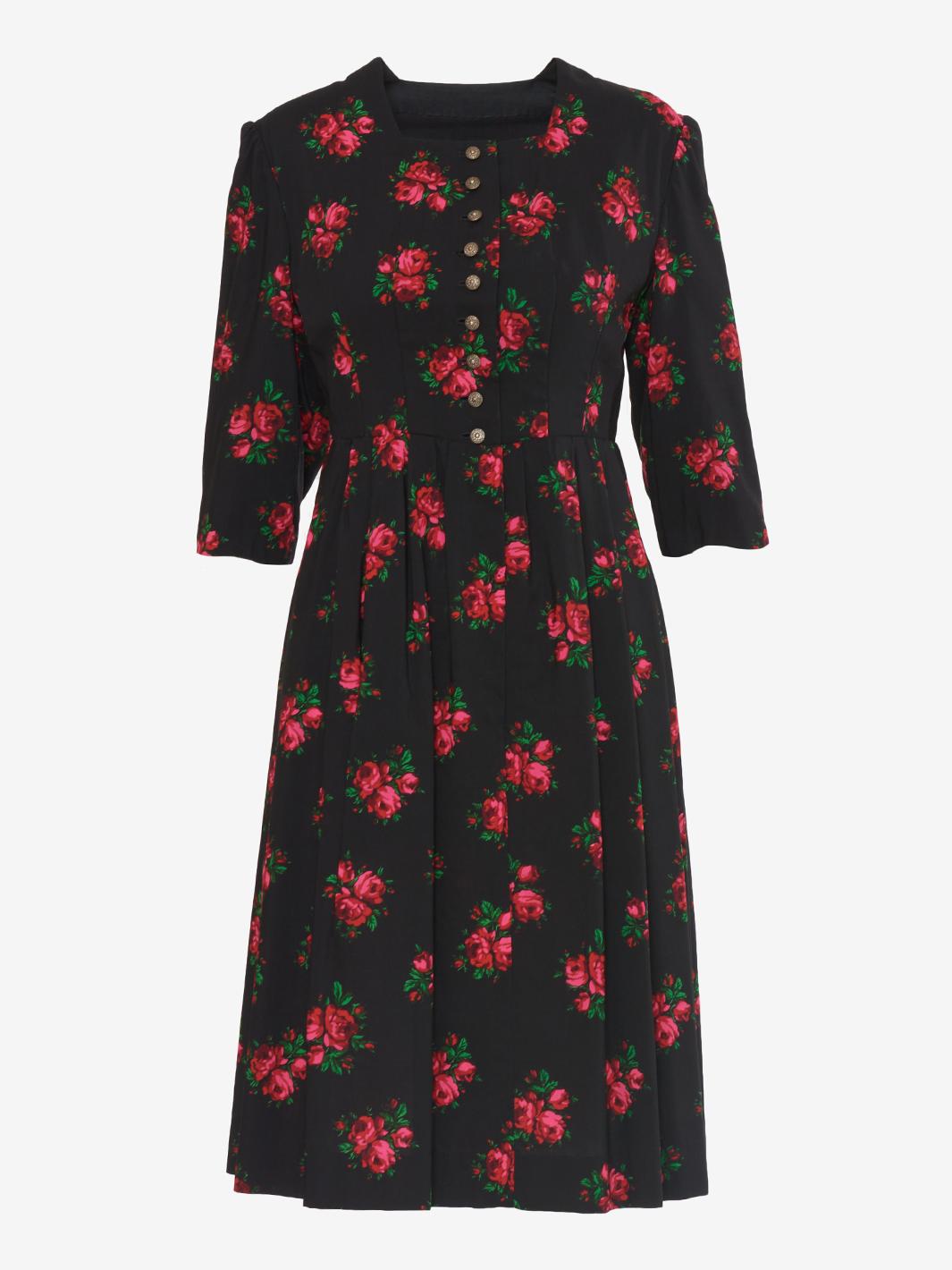 Vintage floral cotton dress U1300108 . Vintage 
