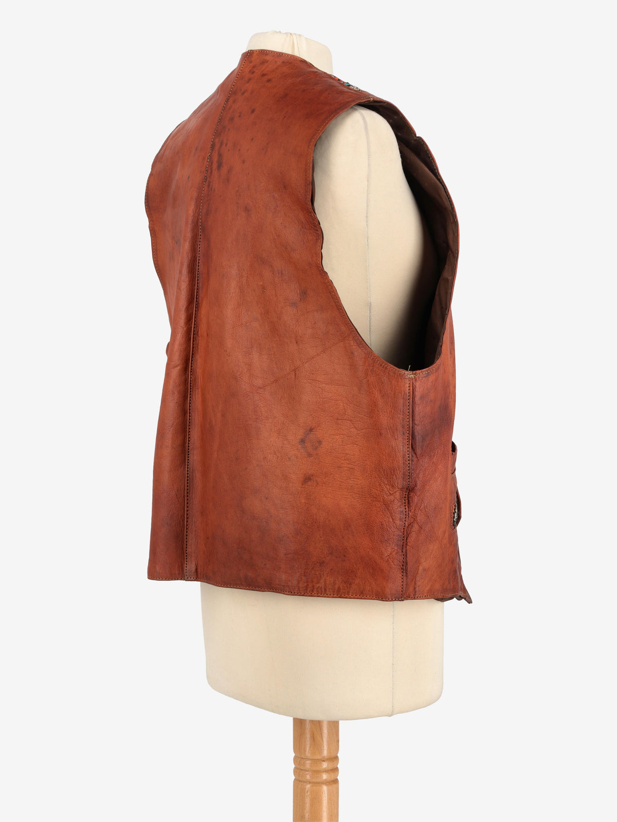 Vintage Leather Vest MR031124.8  Vintage 