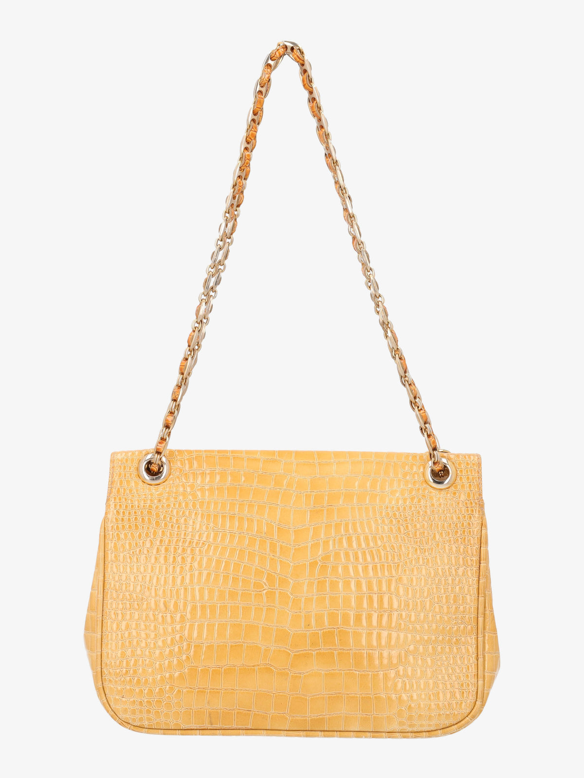 Borsa a Spalla Pirovano in Cocco Giallo