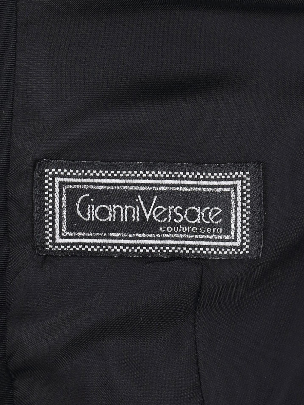 Gianni Versace Couture Black And Yellow Suit