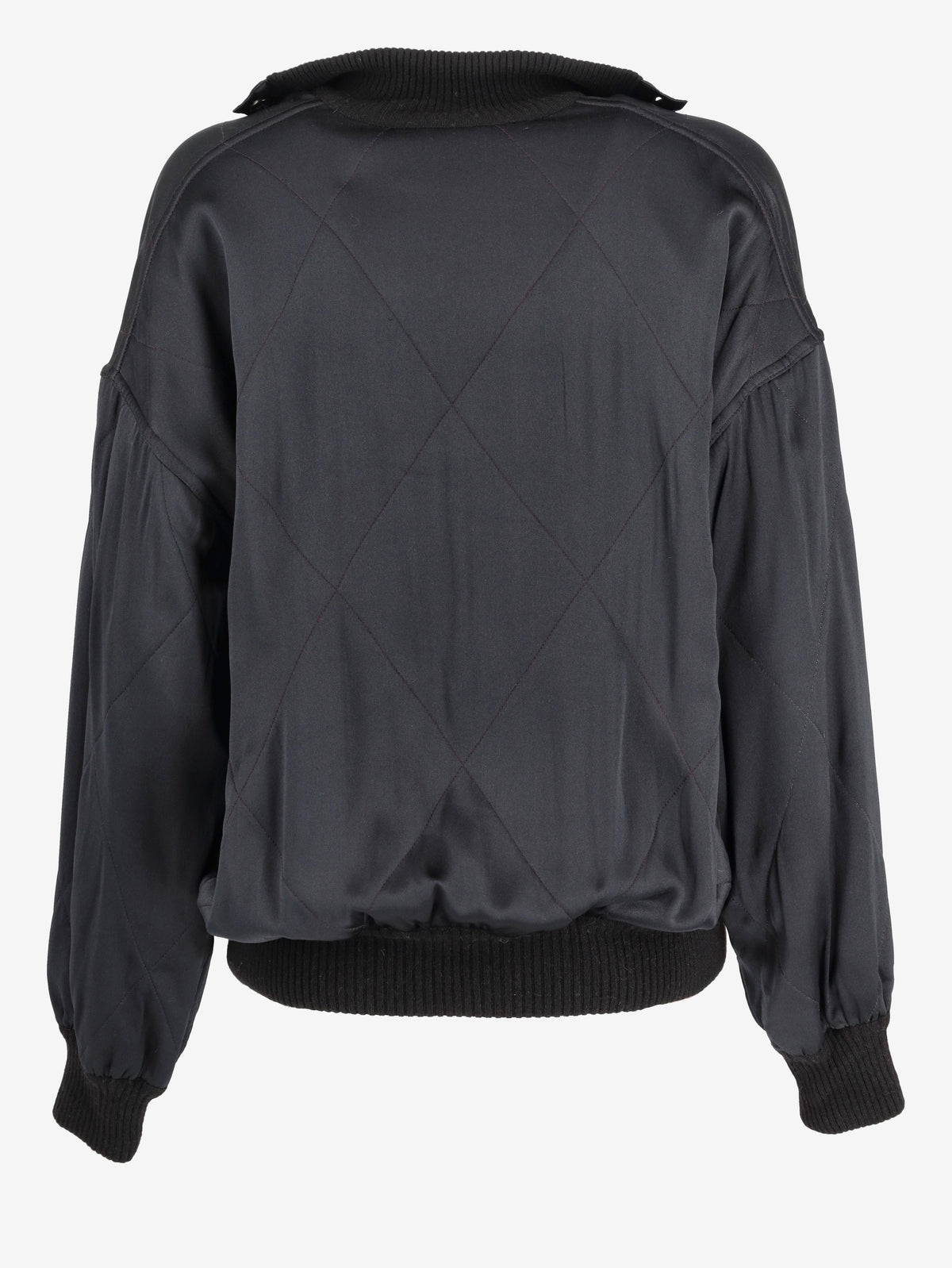Vintage Black Quilted Jacket W2511.118.05  Vintage 